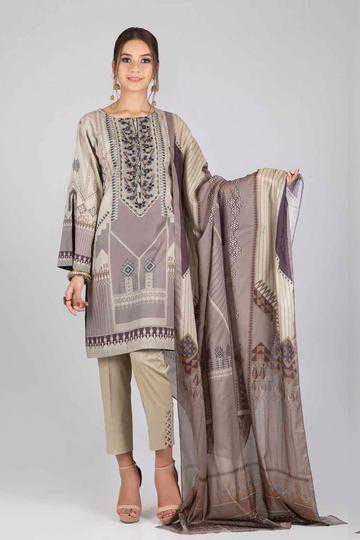 Bonanza Satrangi ASO213P75  Beige Summer Collection 2021